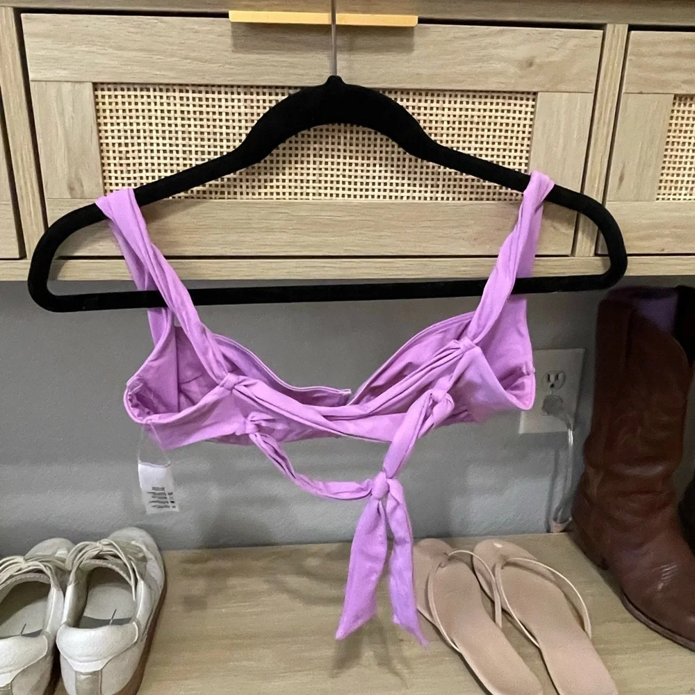 l*space Lilac Underwire Bikini Top - Light Purple